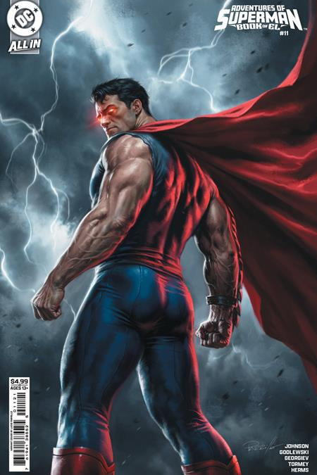 ADVENTURES OF SUPERMAN BOOK OF EL #11 CVR B LUCIO PARRILLO CARD STOCK VAR (OF 12)