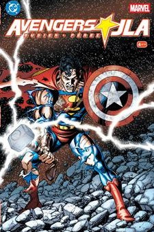 AVENGERS JLA #4 FACSIMILE EDITION CVR A GEORGE PEREZ WRAPAROUND