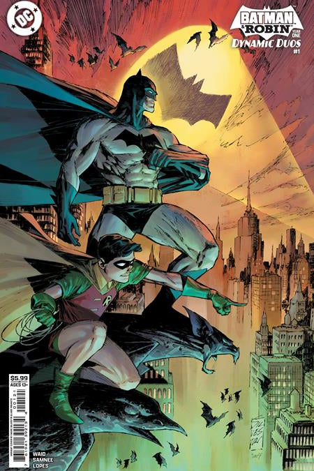 BATMAN & ROBIN YEAR ONE DYNAMIC DUOS #1 CVR B MARC SILVESTRI CARD STOCK VAR (OF 12)