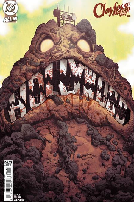 CLAYFACE CELEBRITY DIRT #2 CVR B MIKE DEL MUNDO CARD STOCK VAR (OF 6)