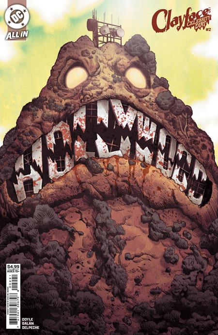 CLAYFACE CELEBRITY DIRT #2 CVR B MIKE DEL MUNDO CARD STOCK VAR (OF 6)