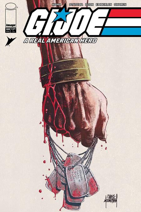 GI JOE A REAL AMERICAN HERO #109 HAMA FILES EDITION CVR B CHRIS MOONEYHAM VAR