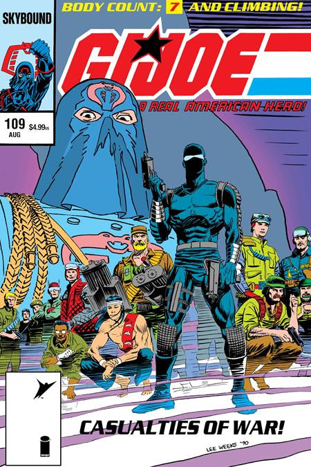 GI JOE A REAL AMERICAN HERO #109 HAMA FILES EDITION CVR C LEE WEEKS FOIL VAR