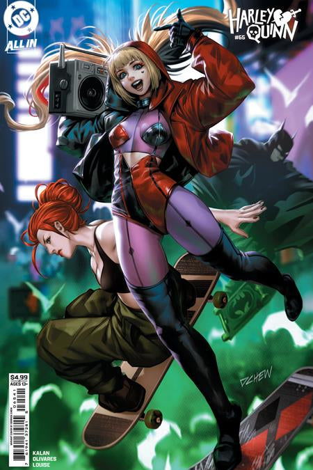 HARLEY QUINN #65 CVR D DERRICK CHEW CARD STOCK VAR