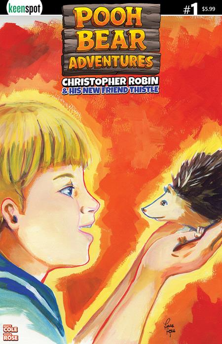 POOH BEAR ADVENTURES CHRISTOPHER ROBIN & HIS NEW FRIEND THISTLE #1 ONE SHOT CVR B TESSA ROSE FAST FRIENDS VAR