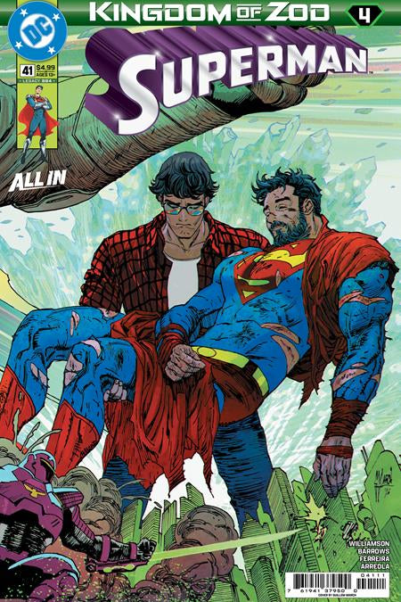 SUPERMAN #41 CVR A GUILLEM MARCH CONNECTING KINGDOM OF ZOD