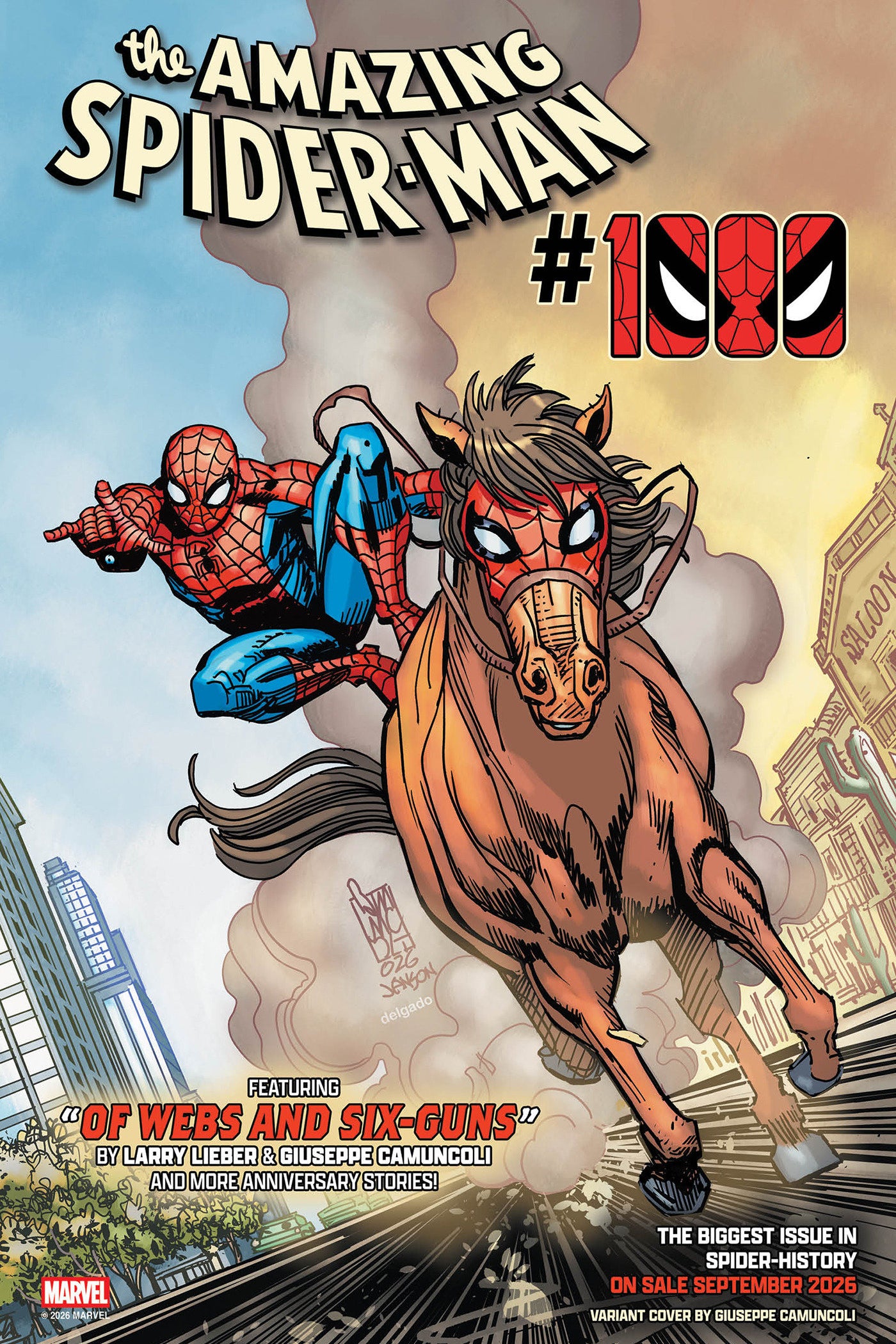 AMAZING SPIDER-MAN #1000 GIUSEPPE CAMUNCOLI VAR