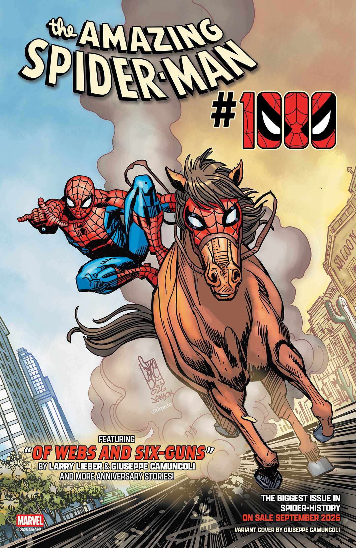 AMAZING SPIDER-MAN #1000 GIUSEPPE CAMUNCOLI VAR