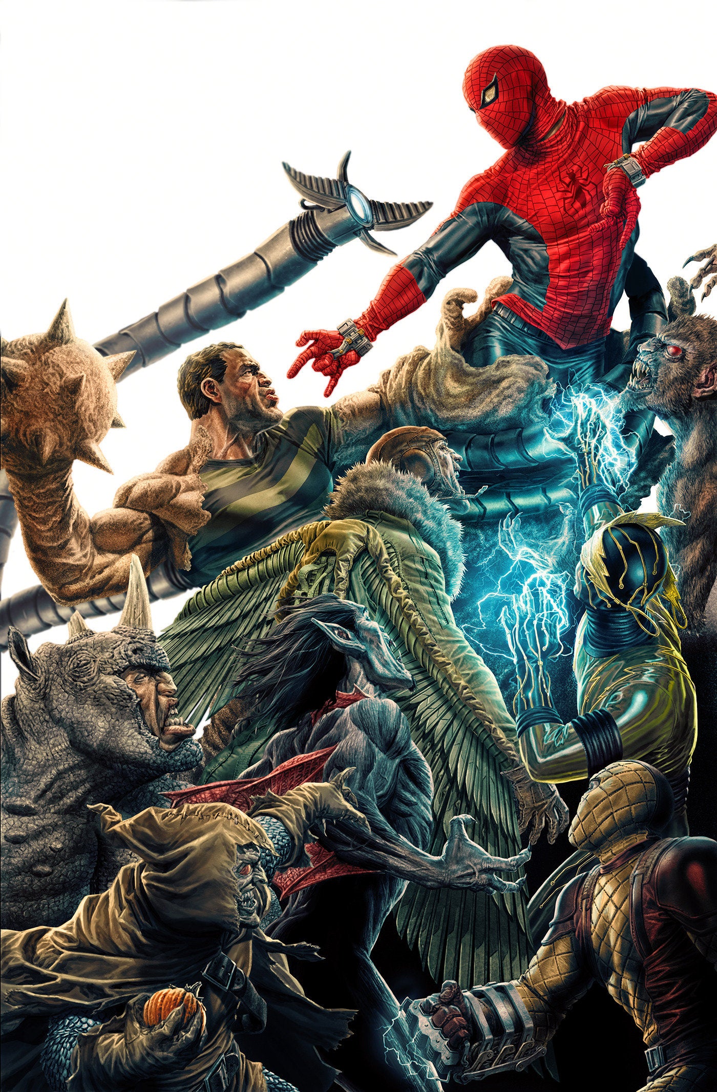 AMAZING SPIDER-MAN #1000 LEE BERMEJO AMAZING VISIONS VIRGIN VAR 1:100 INCV