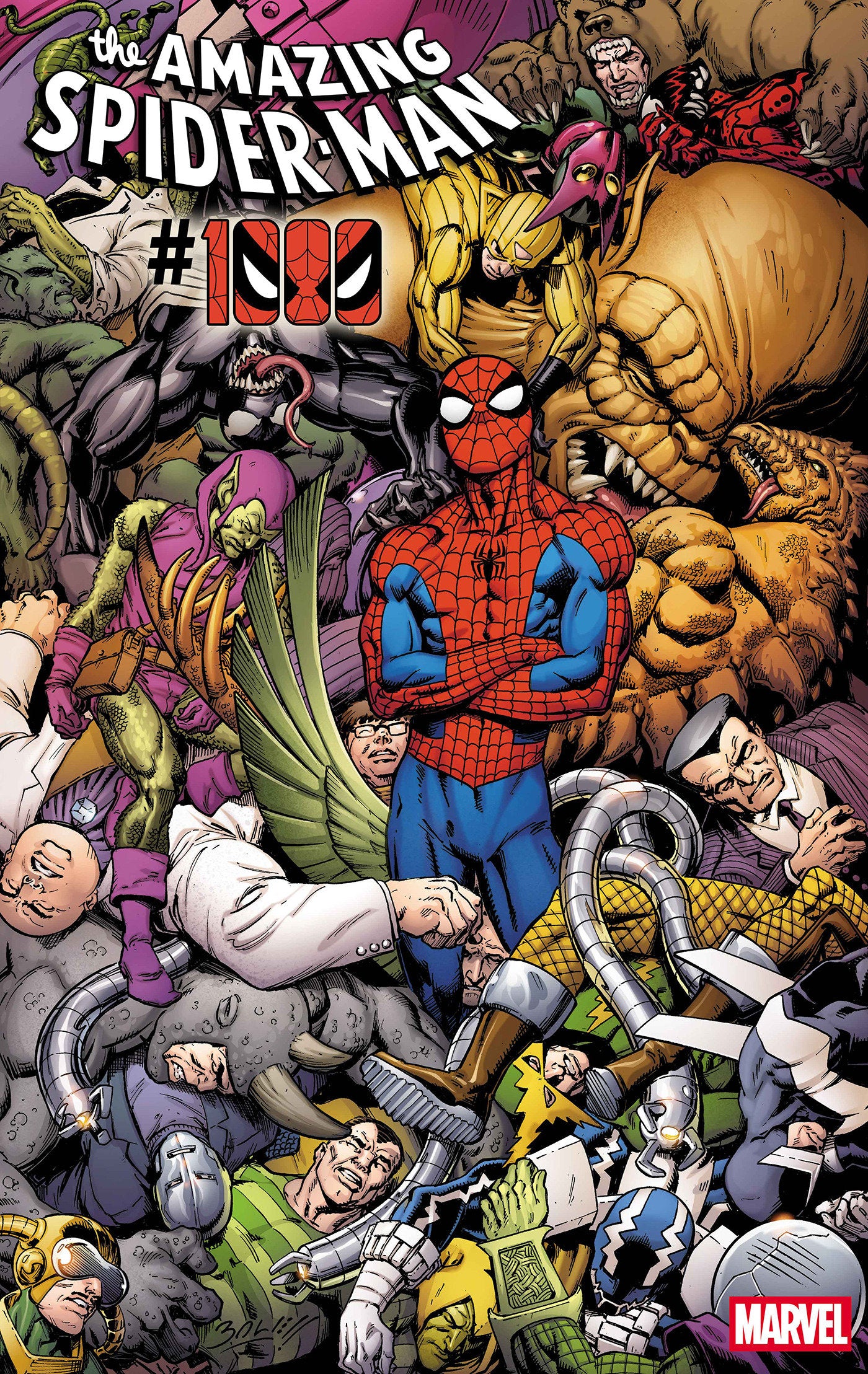 AMAZING SPIDER-MAN #1000 MARK BAGLEY VAR CVR B