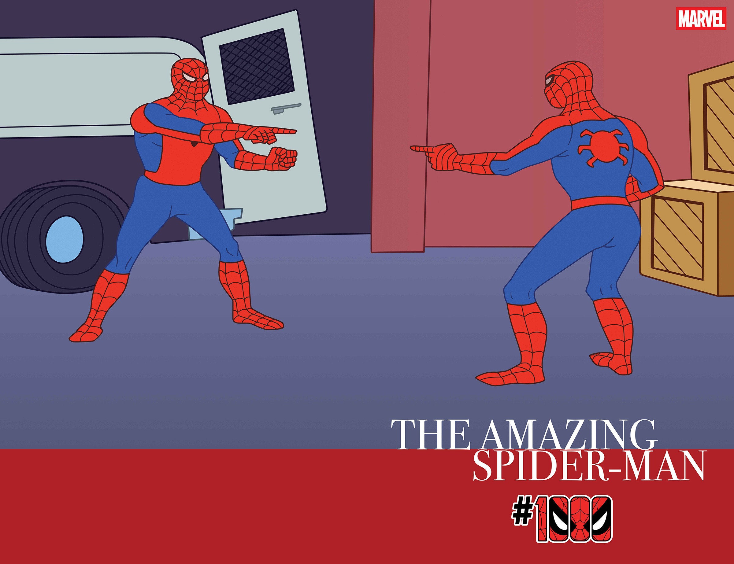 AMAZING SPIDER-MAN #1000 MARVEL ANIMATION SPIDER-MAN 1967 WRAPAROUND VAR CVR B