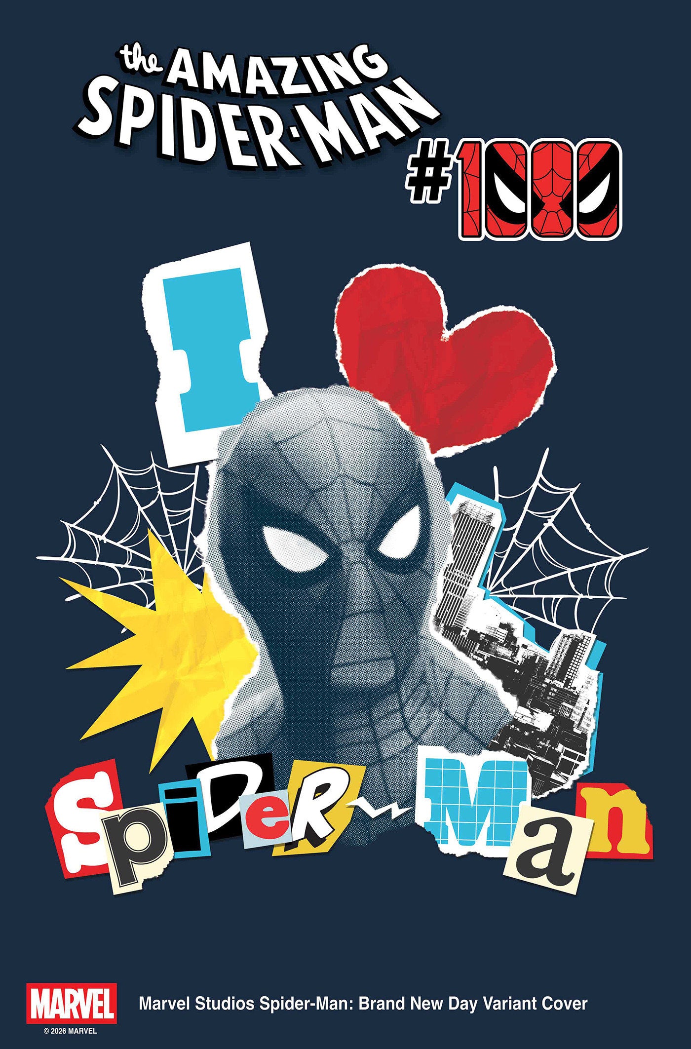AMAZING SPIDER-MAN #1000 MARVEL STUDIOS SPIDER-MAN BRAND NEW DAY VAR CVR B