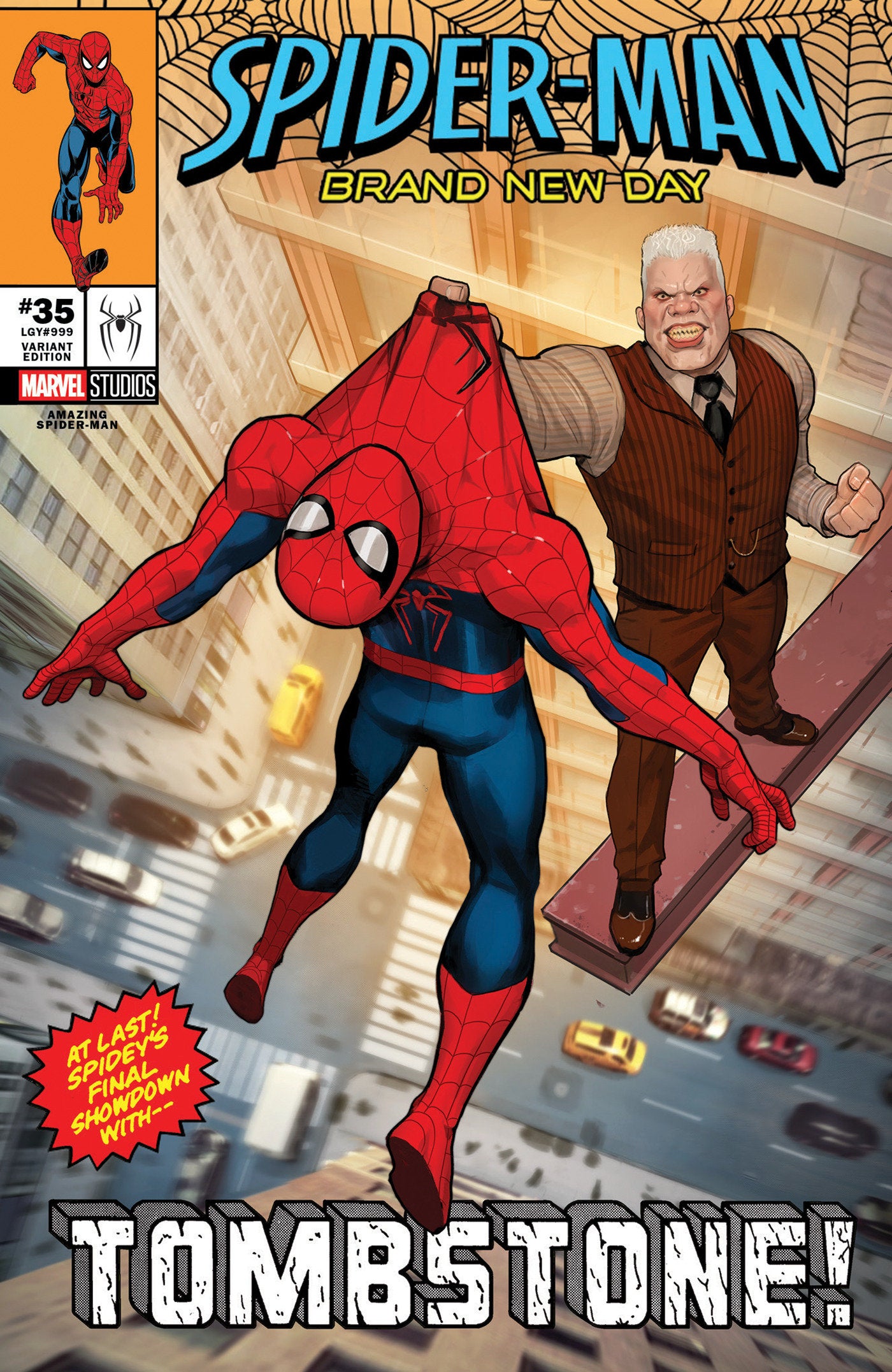 AMAZING SPIDER-MAN #35 DAVID NAKAYAMA SPIDER-MAN BRAND NEW DAY MARVEL STUDIOS VAR CVR E