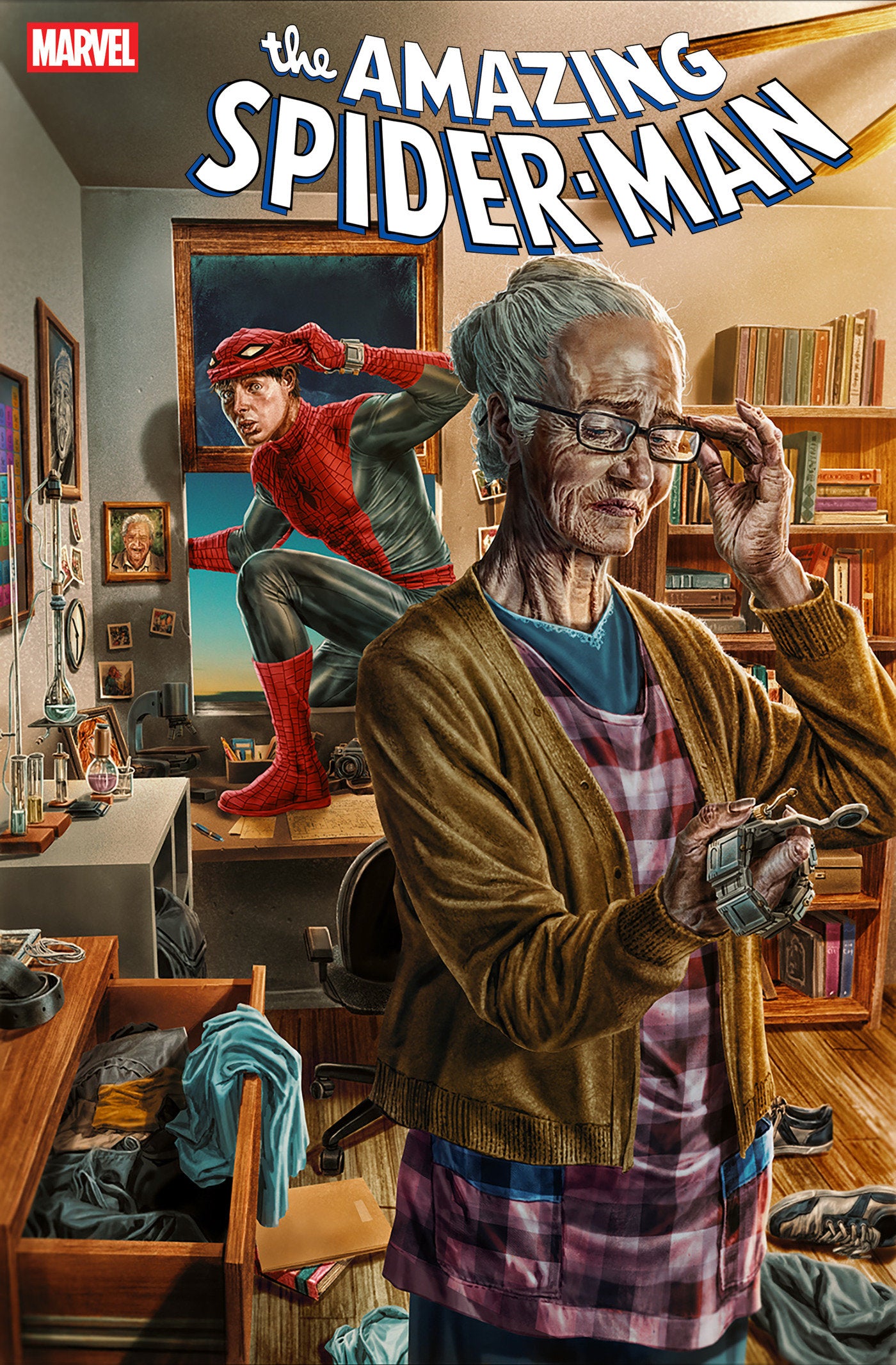 AMAZING SPIDER-MAN #35 LEE BERMEJO AMAZING VISIONS VAR CVR B