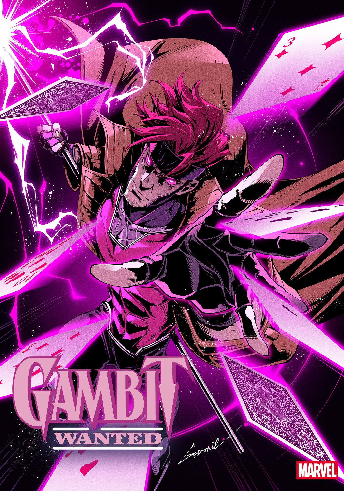 GAMBIT WANTED #2 GODTAIL GAMBIT VAR CVR B