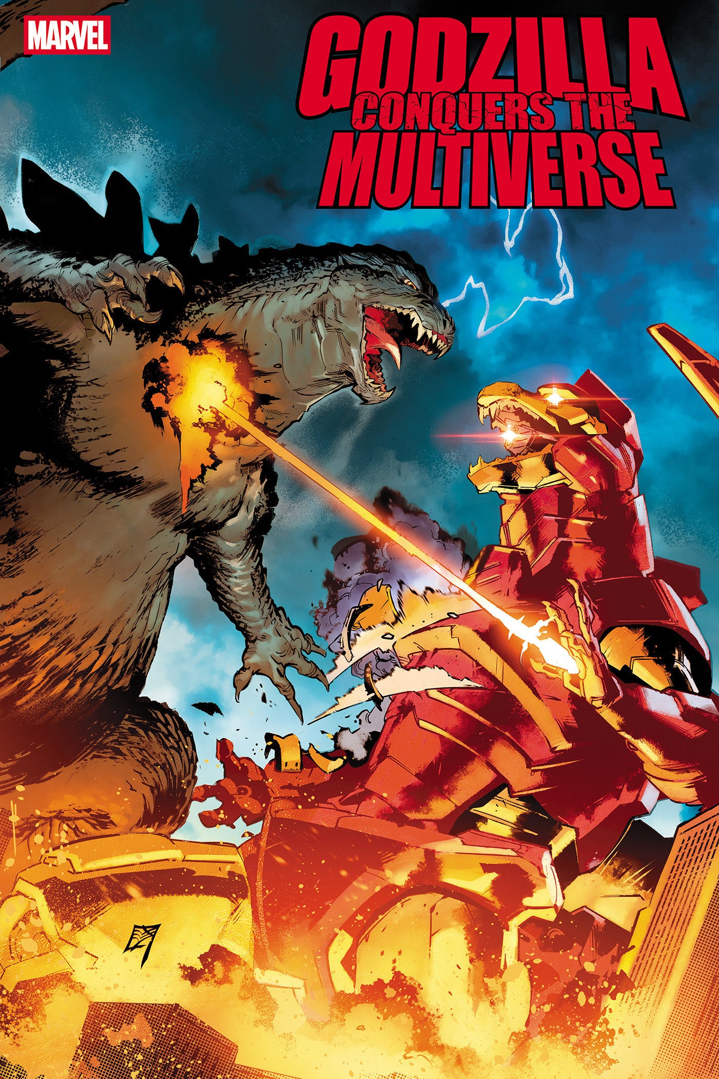 GODZILLA CONQUERS THE MULTIVERSE #2 CF VILLA HEISEI VS MARVEL VAR CVR B