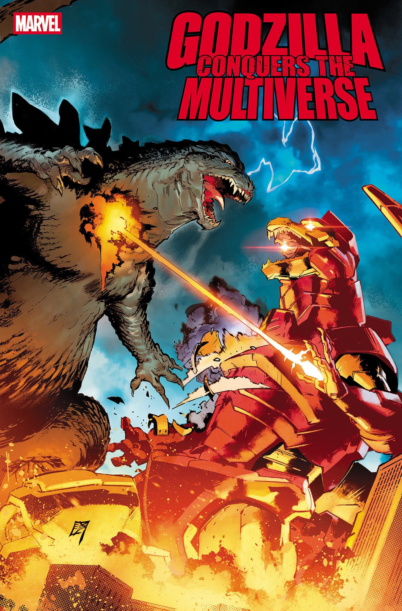 GODZILLA CONQUERS THE MULTIVERSE #2 CF VILLA HEISEI VS MARVEL VAR CVR B