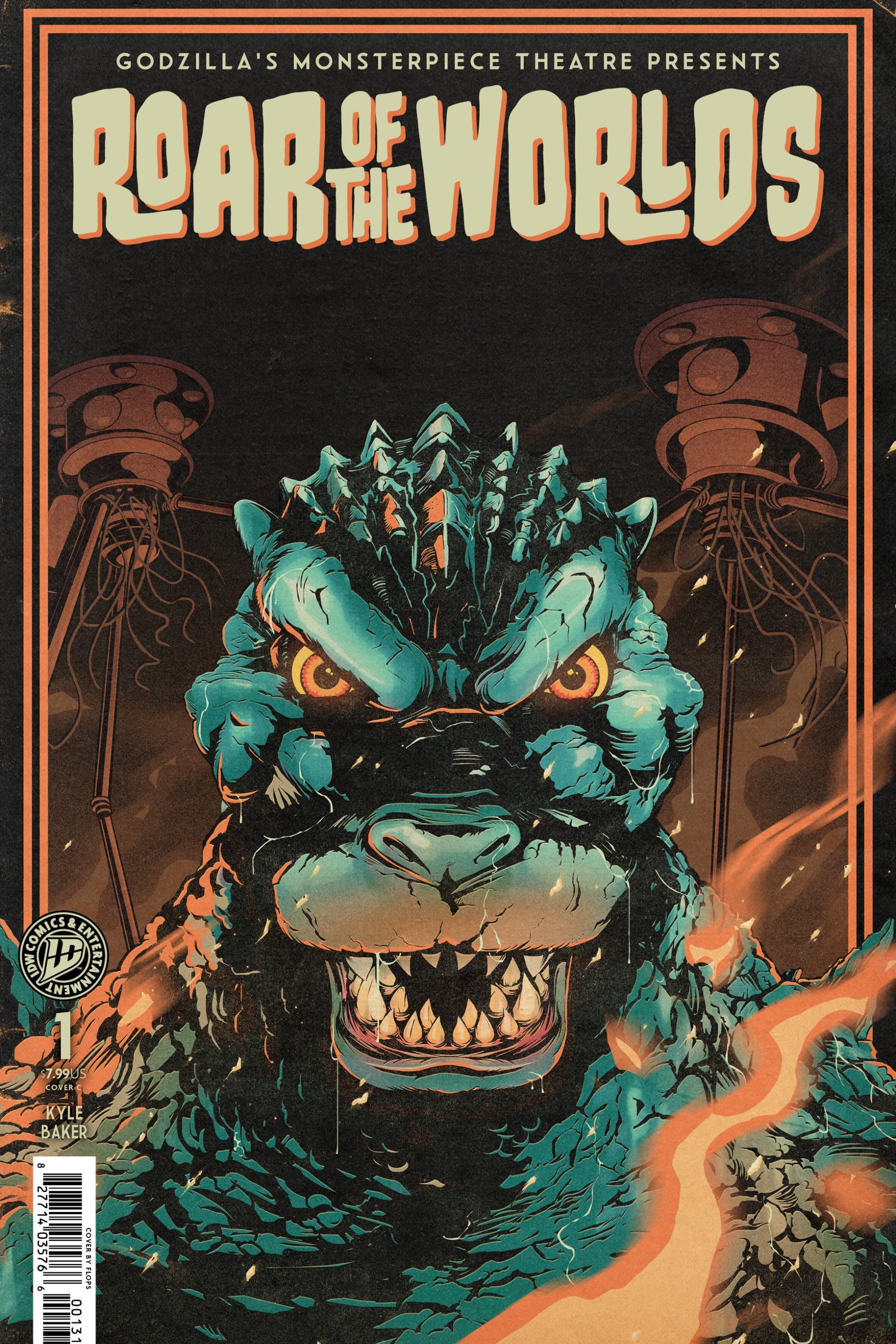 GODZILLAS MONSTERPIECE THEATRE PRESENTS ROAR OF THE WORLDS VAR C FLOPS CVR C