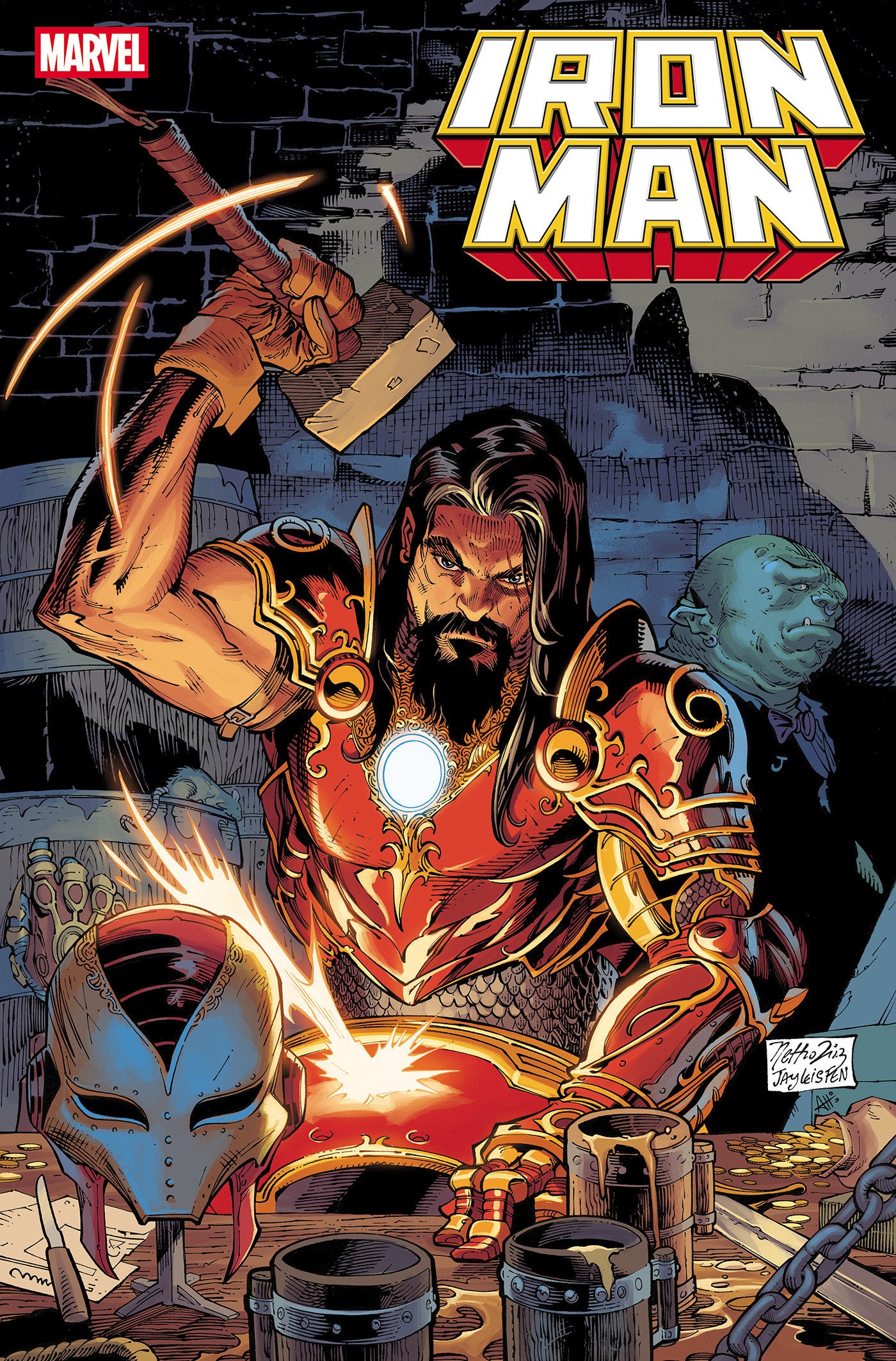 IRON MAN #8 NETHO DIAZ ISEKAI VAR CVR B