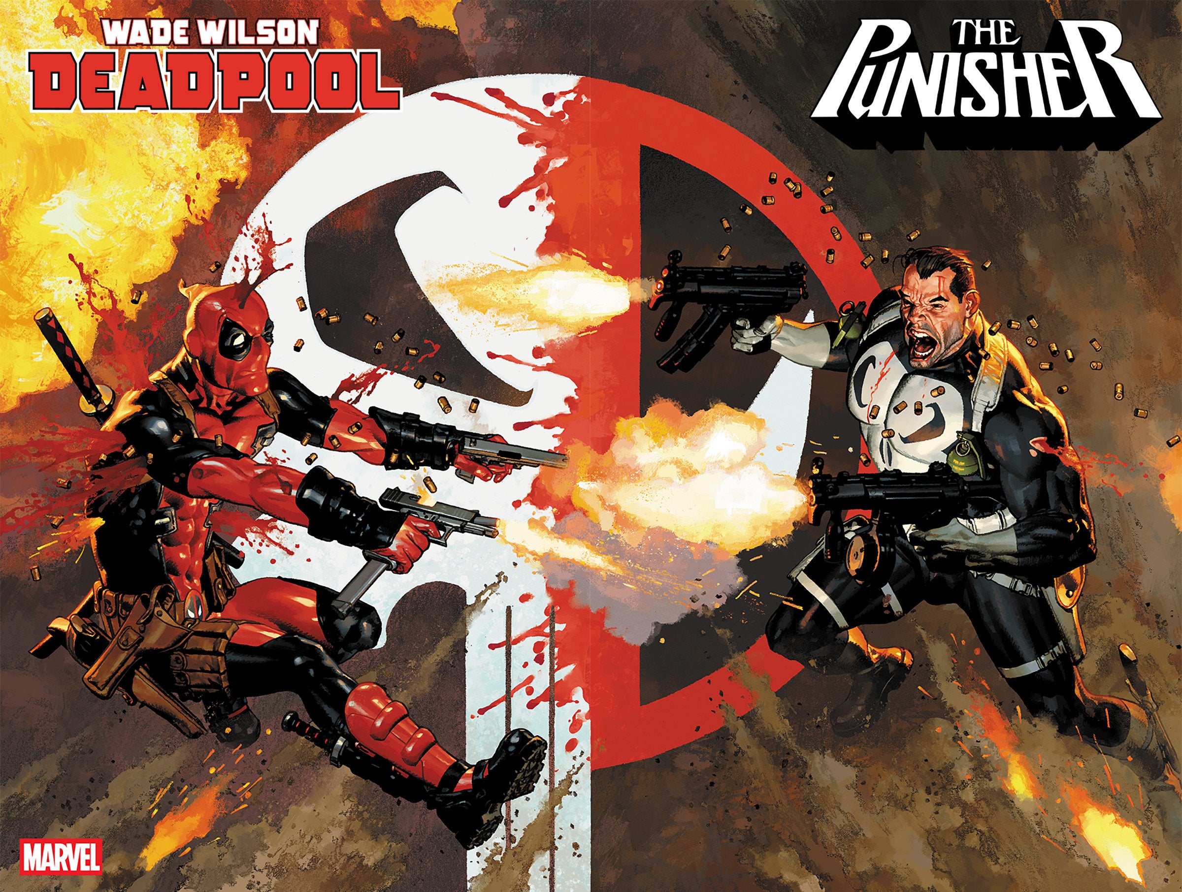 DEADPOOL PUNISHER BY JOSEMARIA CASANOVAS POSTER