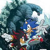 SONIC THE HEDGEHOG X GODZILLA #2 VAR B CATALAN CVR B