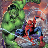 SPIDER-MAN HULK FIRE AND BRIMSTONE #1 MARCO CHECCHETTO FOIL VAR CVR B