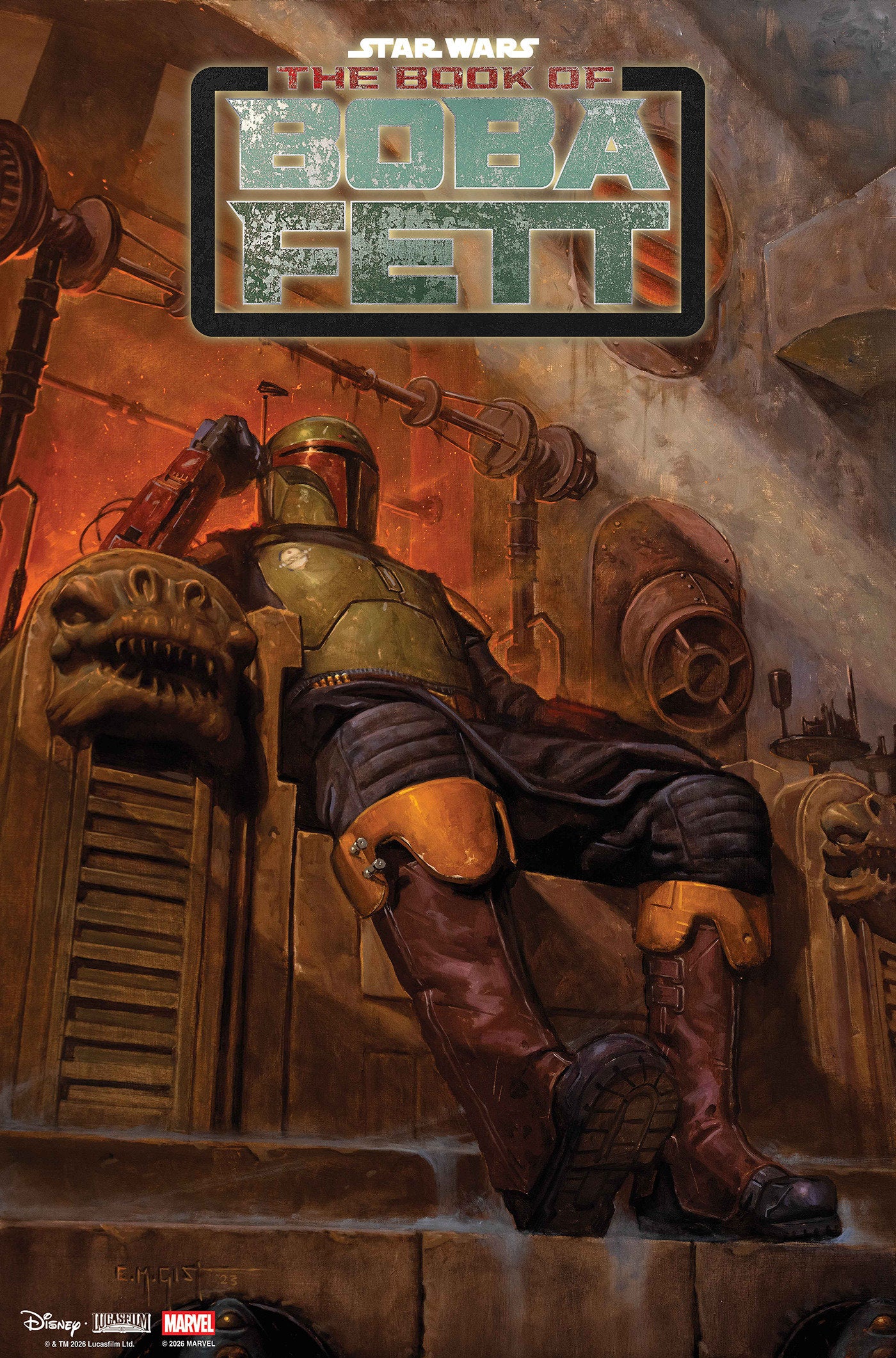 STAR WARS THE BOOK OF BOBA FETT #1 EM GIST VAR CVR B