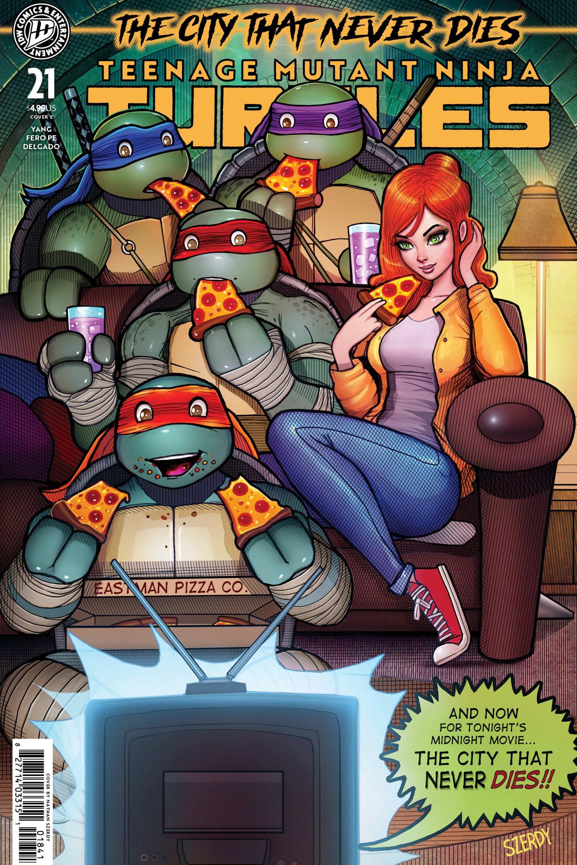 TEENAGE MUTANT NINJA TURTLES #21 VAR E SZERDY CVR G