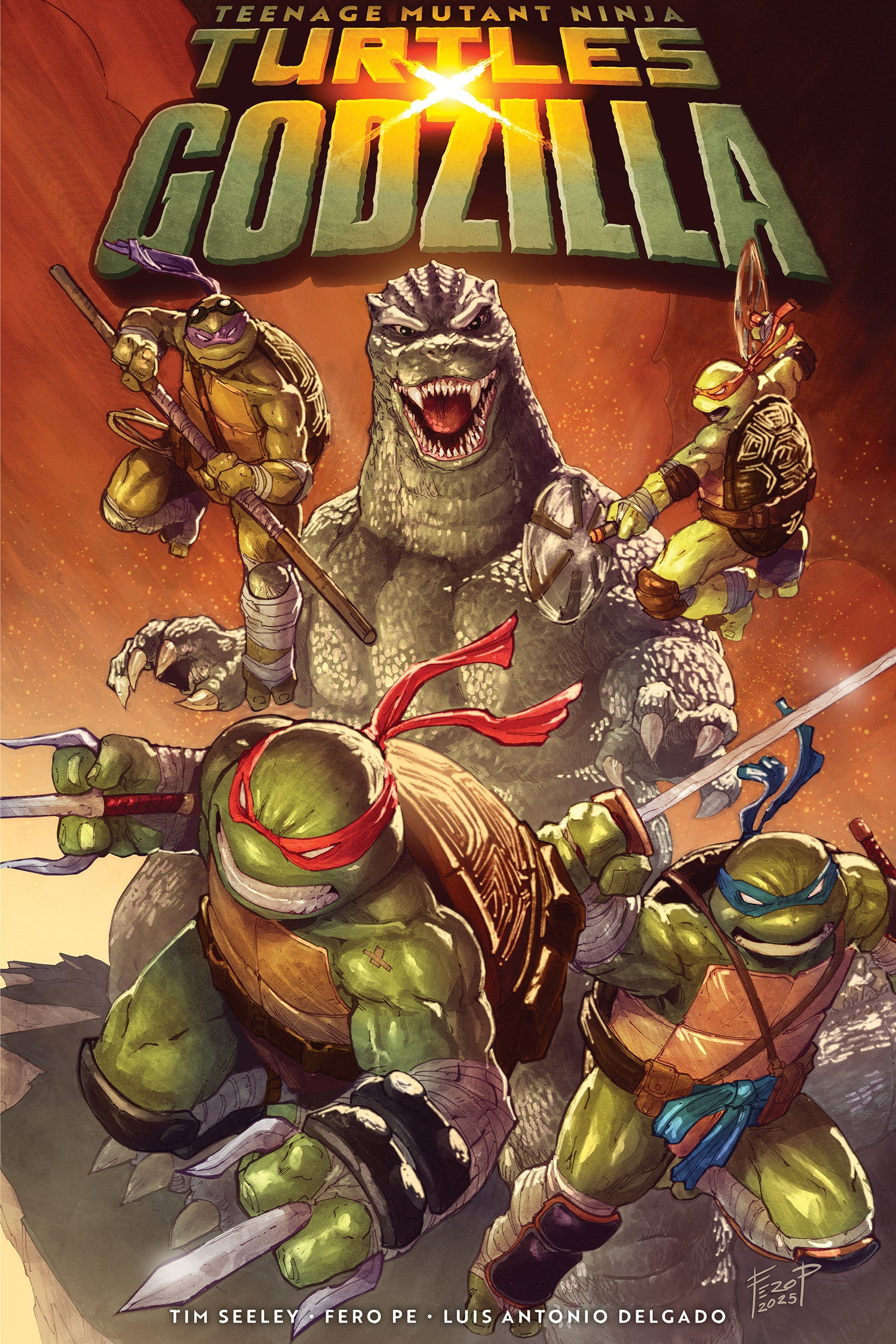 TEENAGE MUTANT NINJA TURTLES X GODZILLA TP