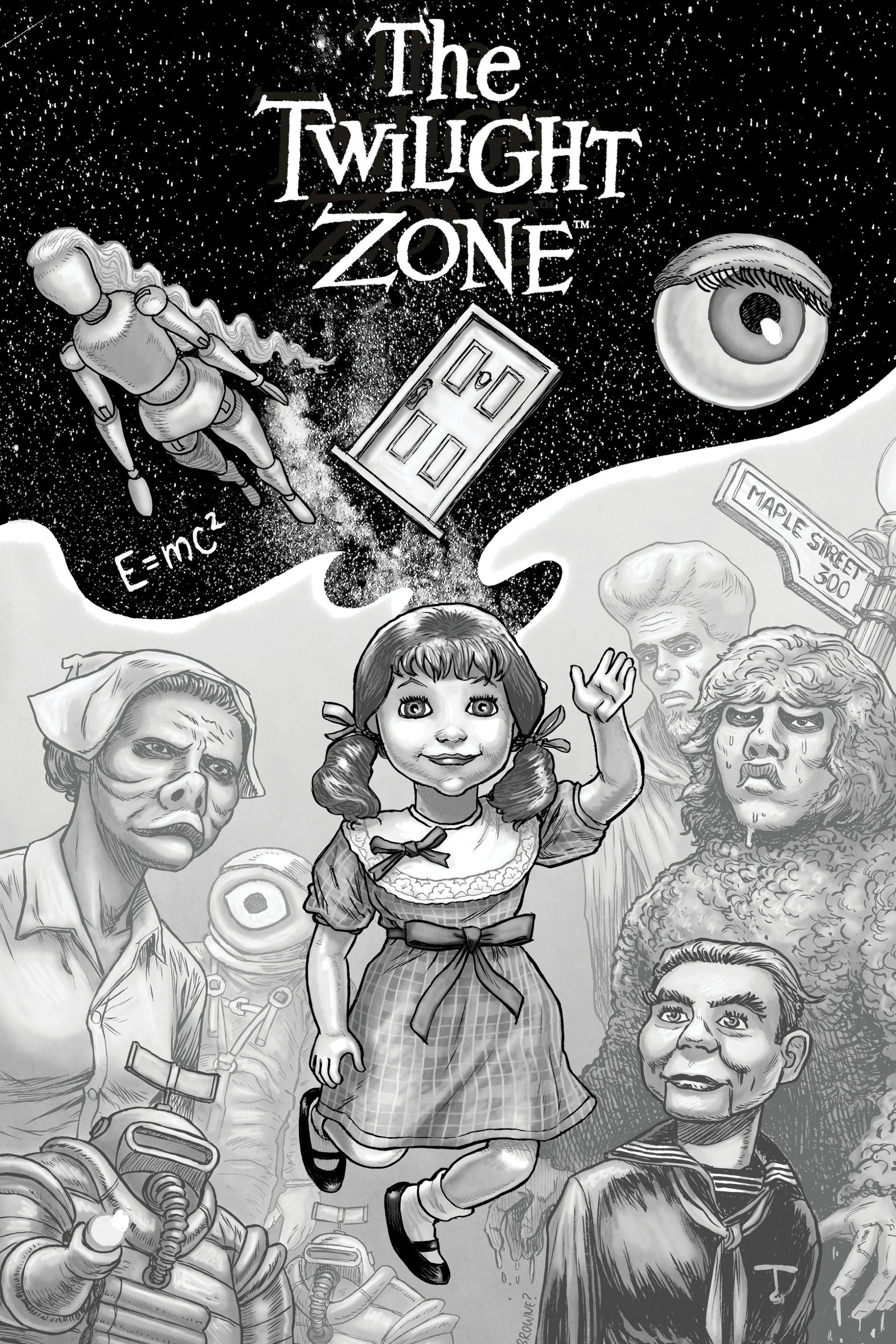 THE TWILIGHT ZONE #10 VAR RI 10 BROWNE CVR C 1:10 INCV