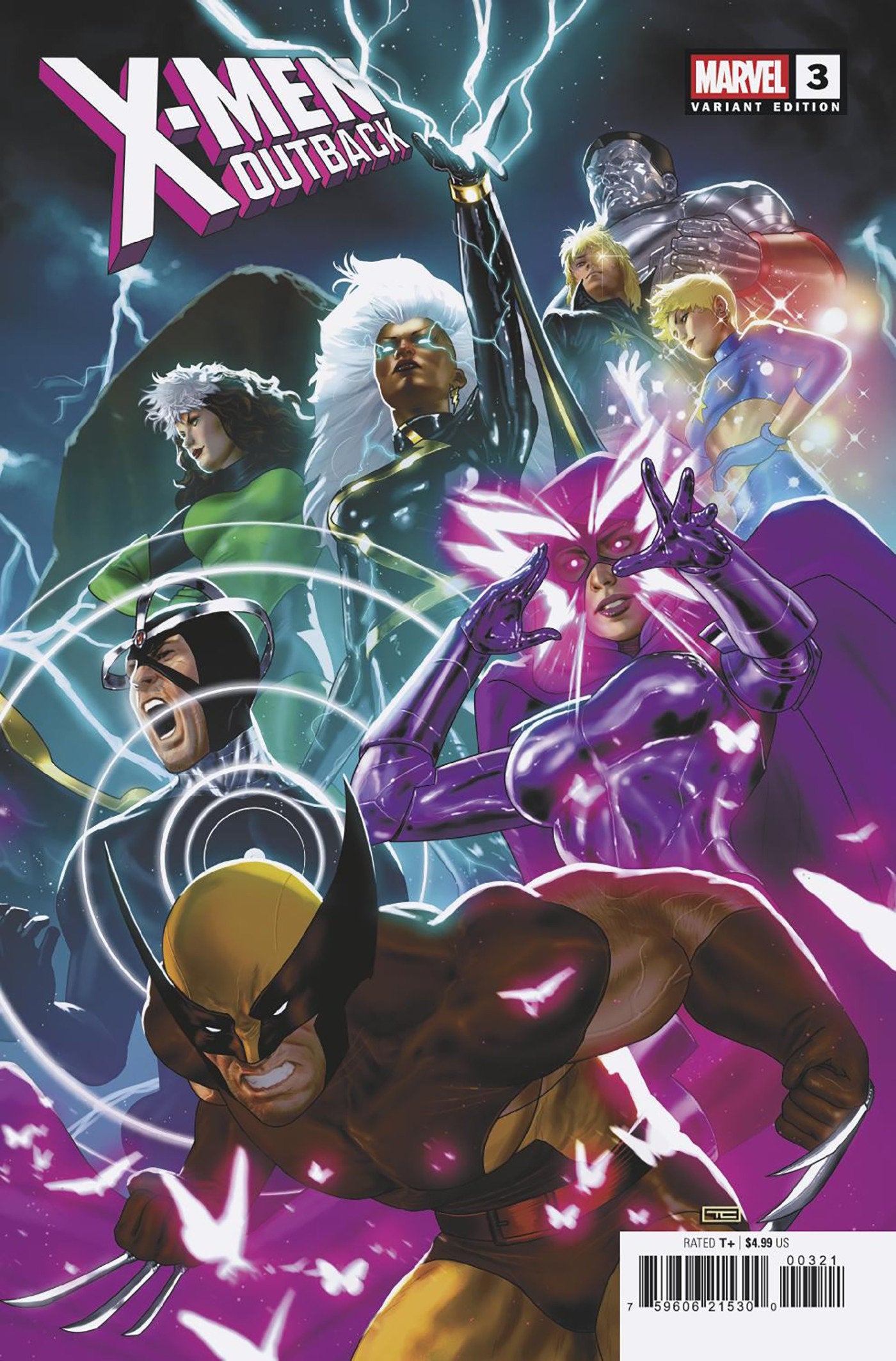 X-MEN OUTBACK #3 TAURIN CLARKE VAR CVR B
