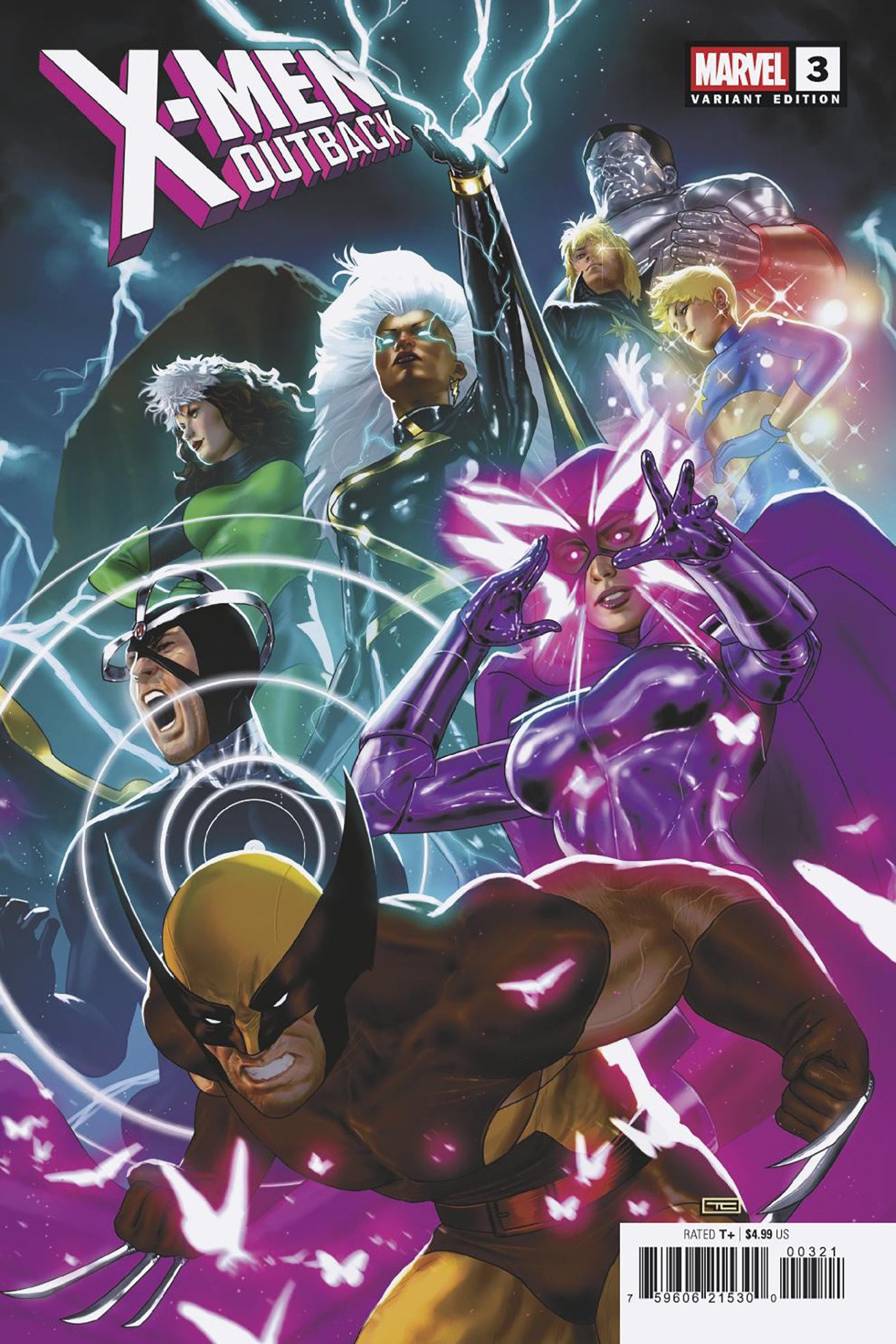 X-MEN OUTBACK #3 TAURIN CLARKE VAR CVR B
