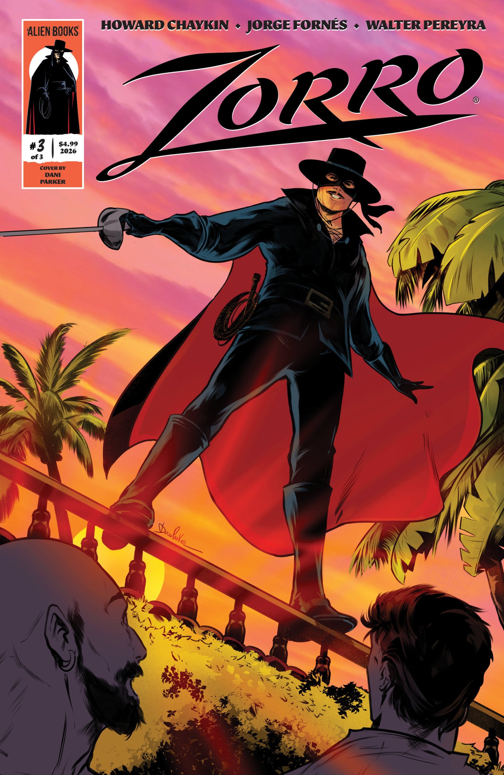 ZORRO #3 VAR B PARKER CVR B