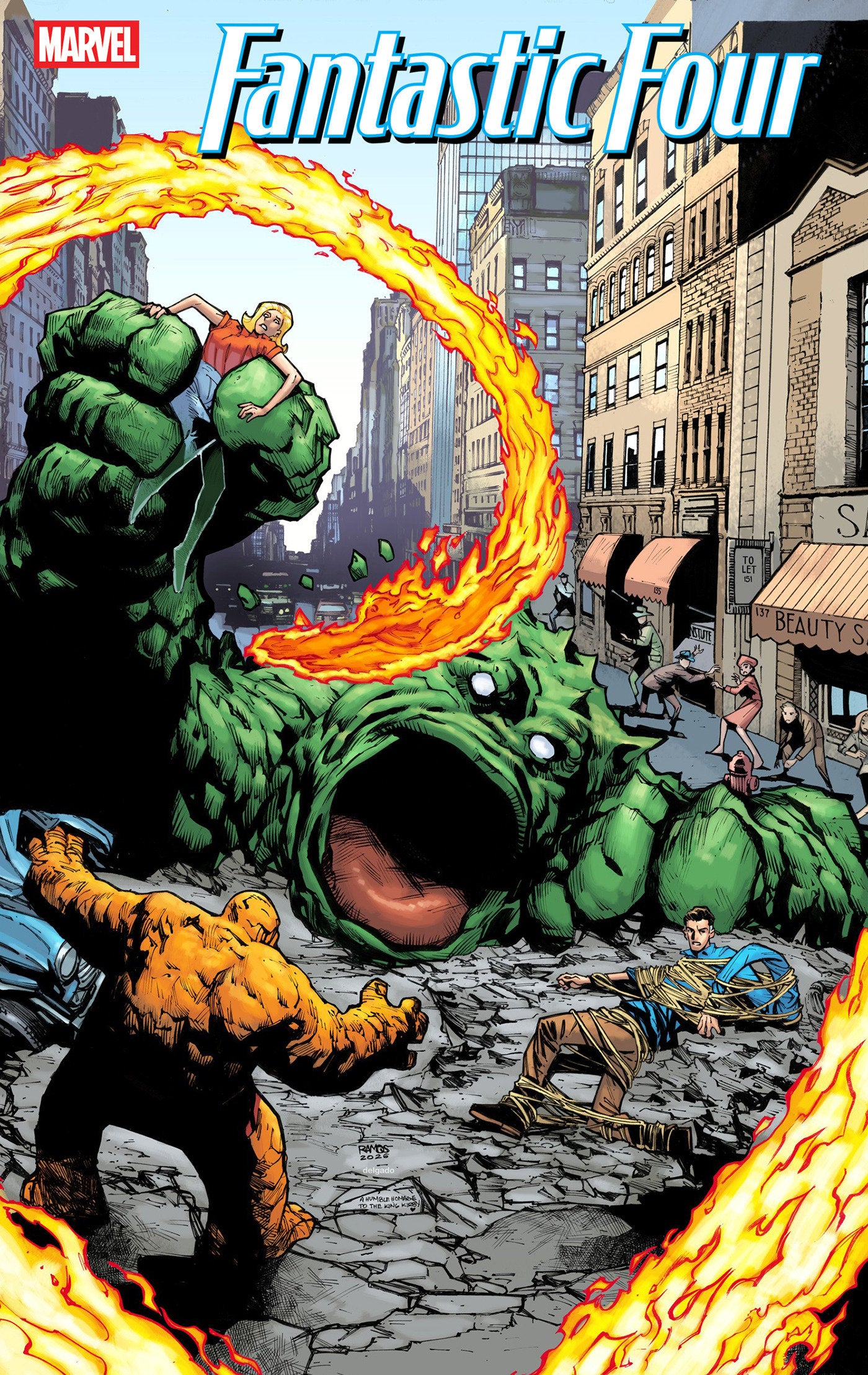 FANTASTIC FOUR #15 HUMBERTO RAMOS HOMAGE VAR CVR G