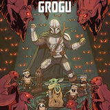 STAR WARS THE MANDALORIAN AND GROGU DANGER IN THE DARK ONE-SHOT CVR A BRENT SCHOONOVER