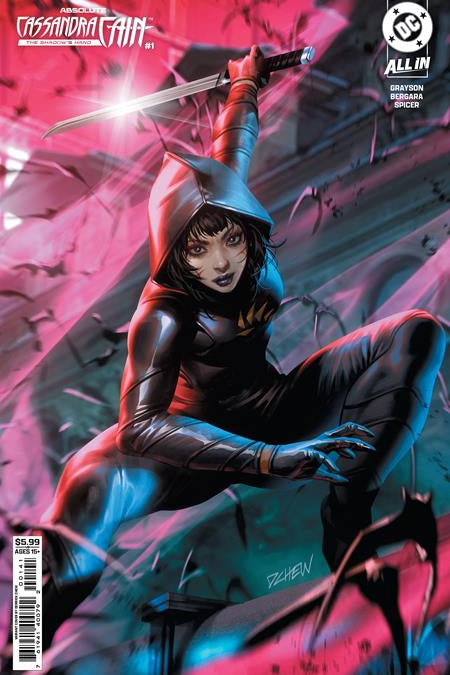 ABSOLUTE CASSANDRA CAIN THE SHADOWS HAND #1 ONE SHOT CVR D DERRICK CHEW CARD STOCK VAR