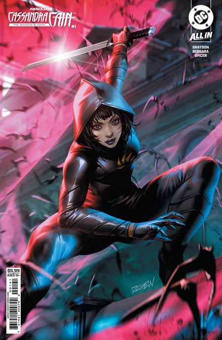 ABSOLUTE CASSANDRA CAIN THE SHADOWS HAND #1 ONE SHOT CVR D DERRICK CHEW CARD STOCK VAR