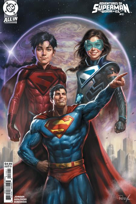 ADVENTURES OF SUPERMAN BOOK OF EL #12 CVR B LUCIO PARRILLO CARD STOCK VAR (OF 12)
