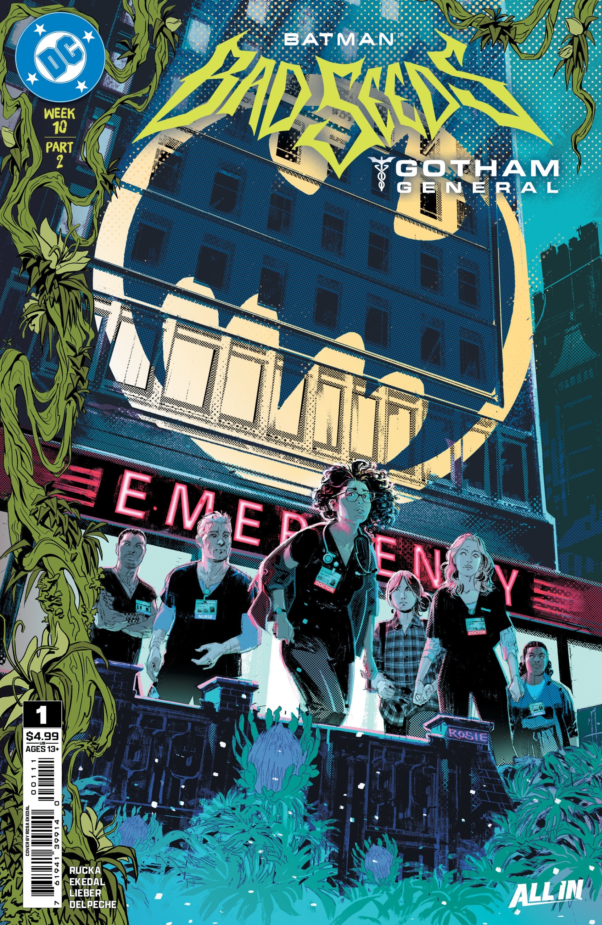 BATMAN BAD SEEDS GOTHAM GENERAL #1 CVR A ROSA EKEDAL (OF 2)