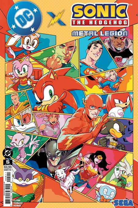 DC X SONIC THE HEDGEHOG METAL LEGION #5 CVR A PABLO M COLLAR (OF 5)