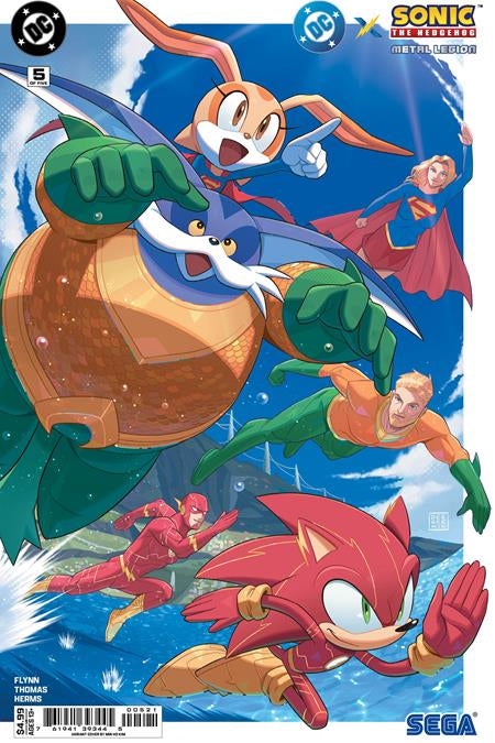 DC X SONIC THE HEDGEHOG METAL LEGION #5 CVR B MIN HO KIM CARD STOCK VAR (OF 5)