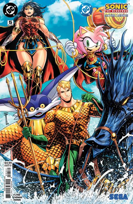 DC X SONIC THE HEDGEHOG METAL LEGION #5 CVR C SERG ACUNA CARD STOCK VAR (OF 5)