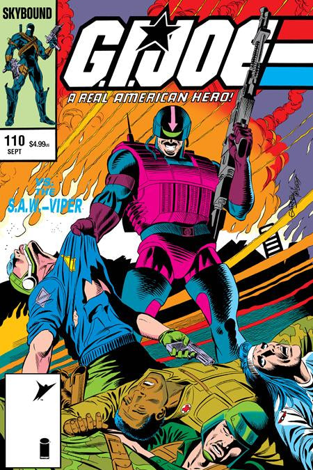 GI JOE A REAL AMERICAN HERO #110 HAMA FILES EDITION CVR C RON GARNEY & BOB MCLEOD FOIL VAR
