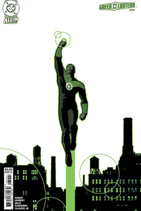 GREEN LANTERN #39 CVR B DAVID AJA CARD STOCK VAR