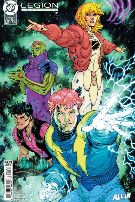 LEGION OF SUPER-HEROES #1 CVR B JIM LEE CARD STOCK VAR
