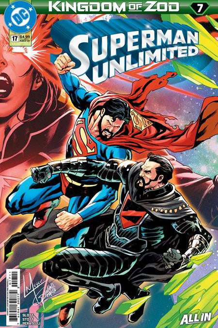 SUPERMAN UNLIMITED #17 CVR A LUCAS MEYER CONNECTING KINGDOM OF ZOD