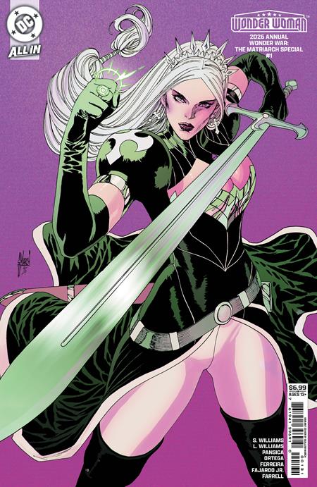 WONDER WOMAN 2026 ANNUAL WONDER WAR THE MATRIARCH SPECIAL #1 ONE SHOT CVR C GUILLEM MARCH CARD STOCK VAR