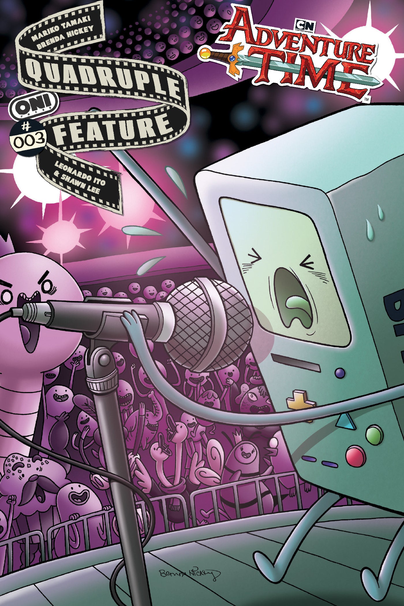 ADVENTURE TIME QUADRUPLE FEATURE #3 CVR A BRENDA HICKEY