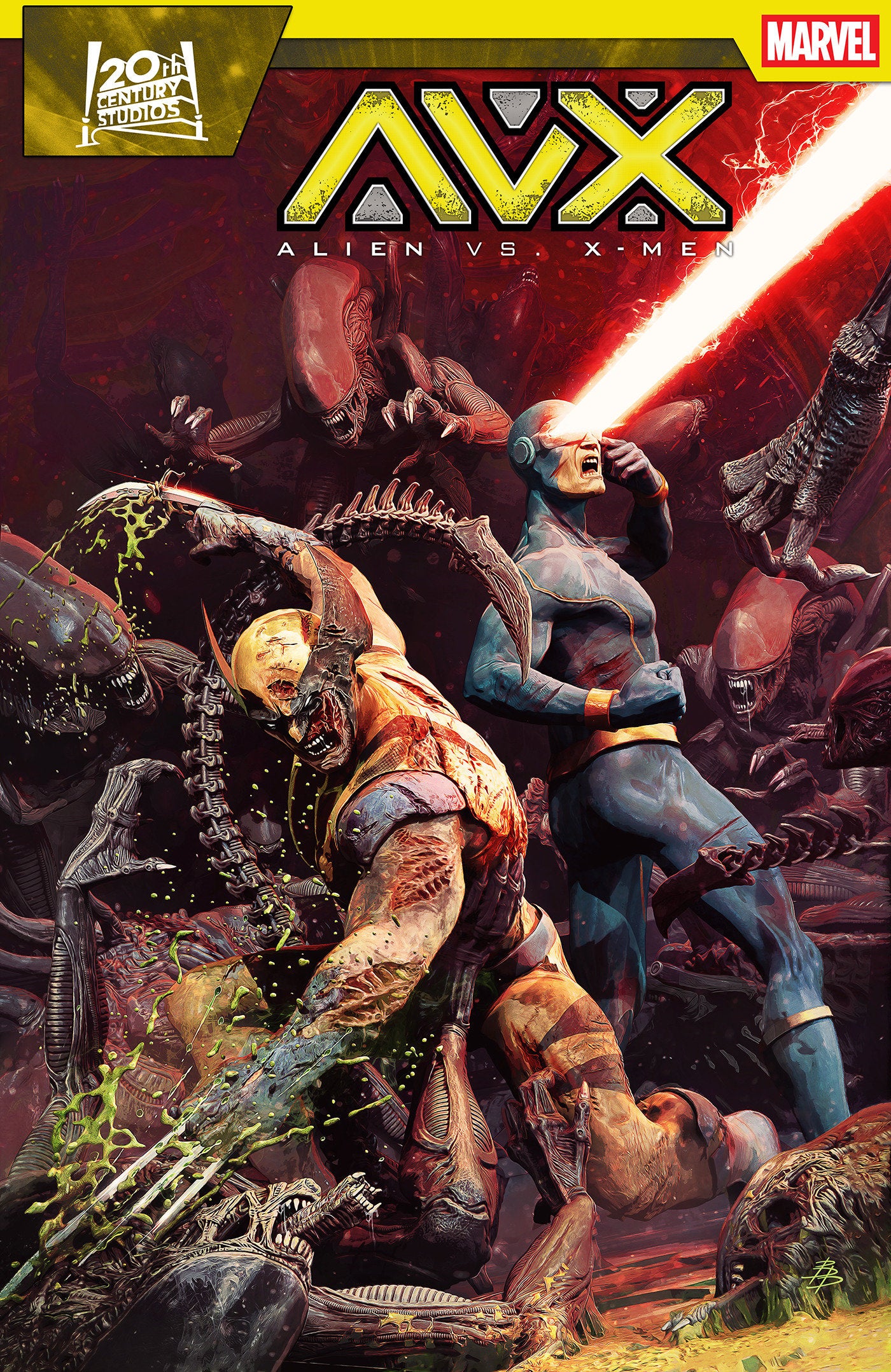 ALIEN VS X-MEN #1 BJORN BARENDS VAR CVR E