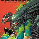 ALIEN VS X-MEN #1 JOHN ROMITA JR FOIL VAR CVR B